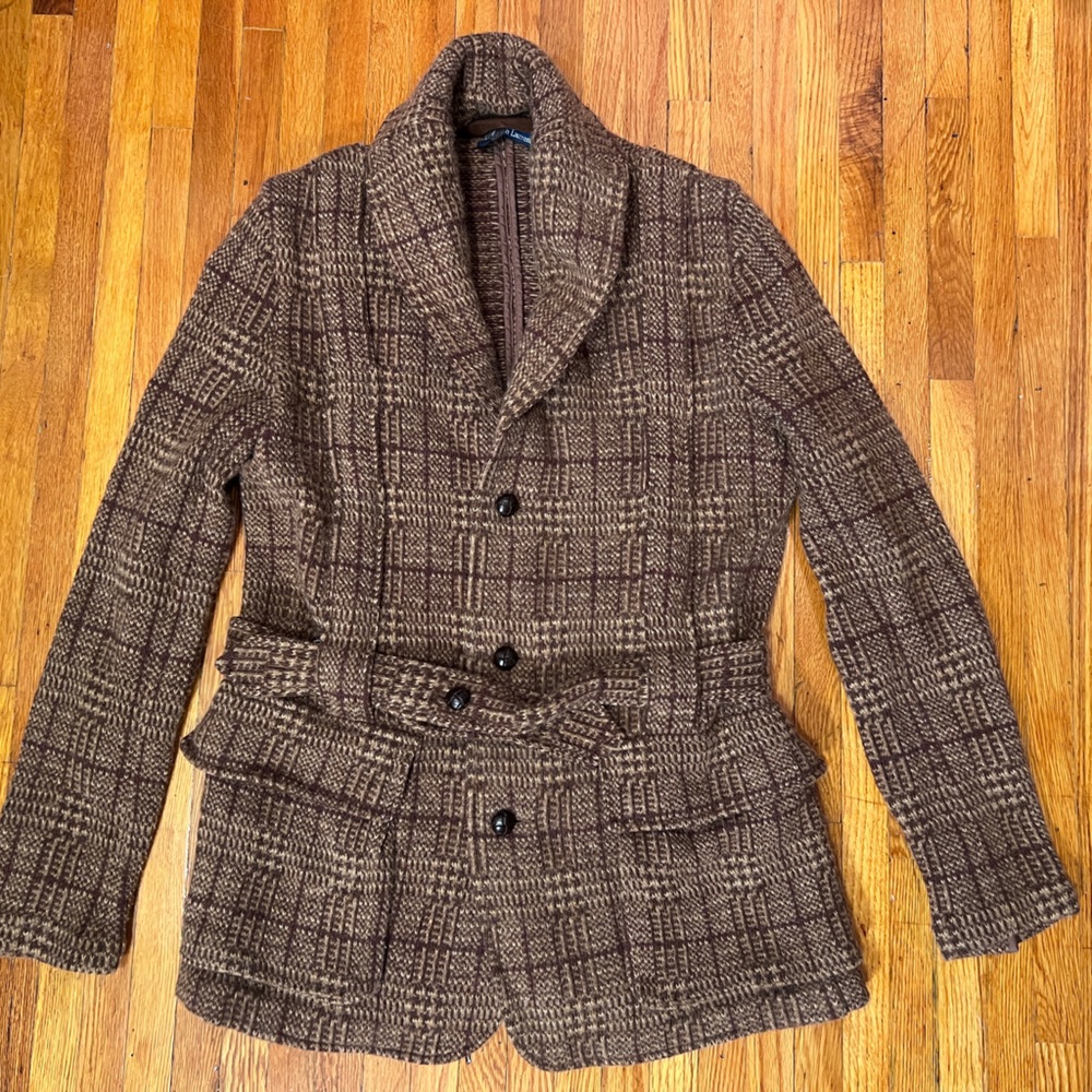 Men’s Vintage Polo Ralph Lauren Wool Norfolk Cardigan/jacket - SOLD